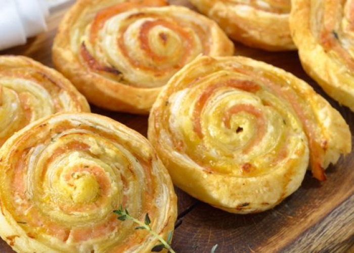 Recept Hartige suisse zalm en courgette in bladerdeeg de mooiste keukenwinkel