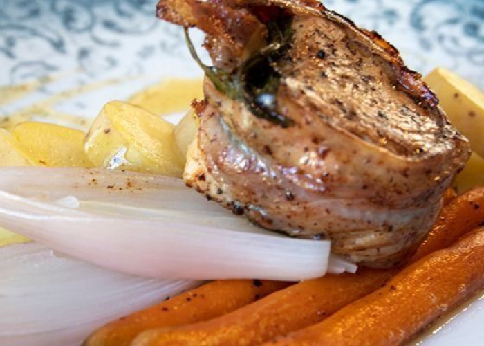Recept Kalkoen in pancetta uit de oven de mooiste keukenwinkel